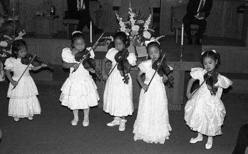 Children with Violins, Los Angeles, 1992