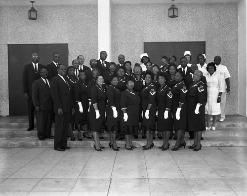 Church group, Los Angeles, 1964