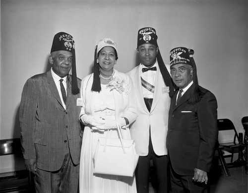 Lindsay and Shriners, Los Angeles, 1963