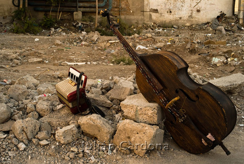 Accordian and Upright Bass, Juárez, 2007