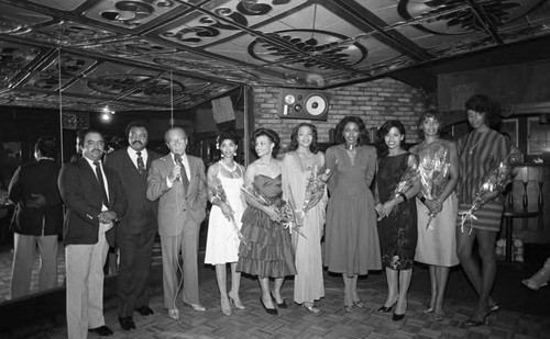 Gordon's Gin "Great Lady" model search contestants, Los Angeles, 1982