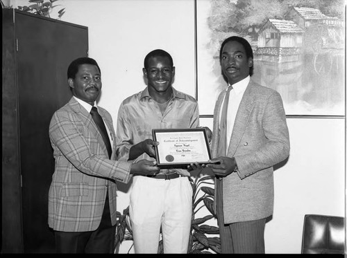 LAPD Award Recipient, Los Angeles, 1984