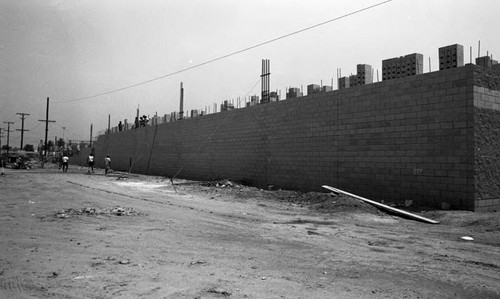 Construction site, Los Angeles, 1990