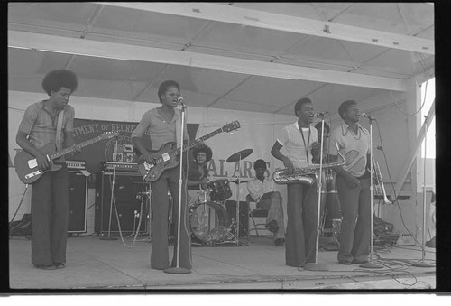 KGFJ soul caravan, Los Angeles, ca. 1973