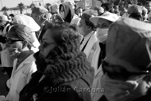 Medical demonstration, Juárez, 2008