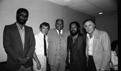 Buy Back Media Committee group portrait, Los Angeles, 1982