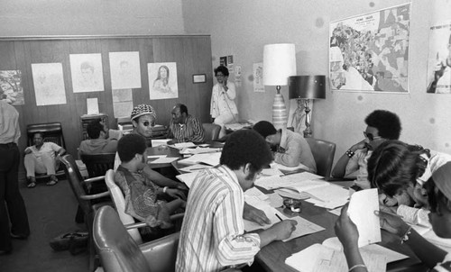 Voter Registration Classes, Los Angeles, 1972