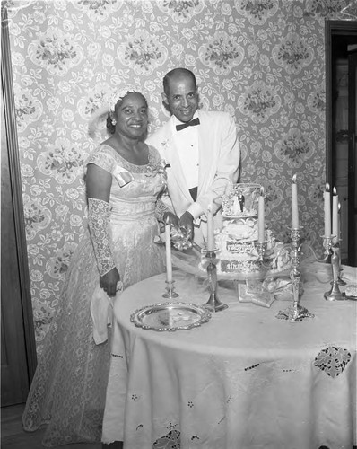 Wedding anniversary, Los Angeles, 1958