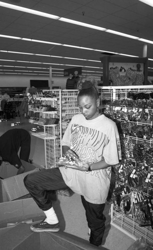 Store opening, Los Angeles, 1990