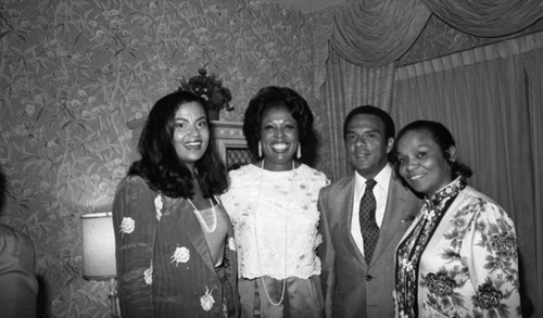 Testimonial to pioneer black historical achievement dinner at the Beverly Hilton, Los Angeles, 1981