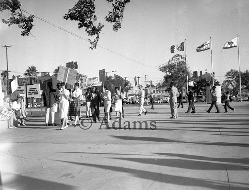 Protest, Los Angeles, 1961