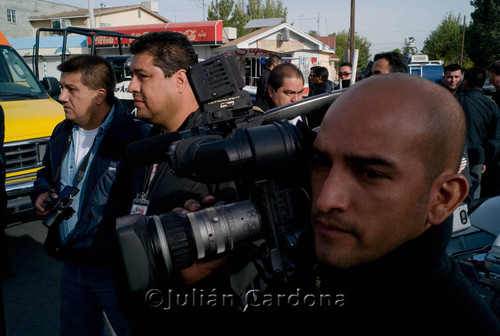 Rodriguez cime scene, Juárez, 2008