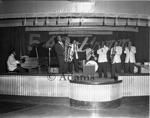 T-Bone Walker Band performs, Los Angeles, 1956