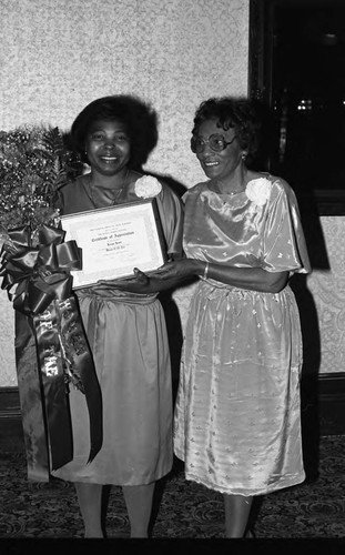 Award Recipients posing together, Los Angeles, 1984