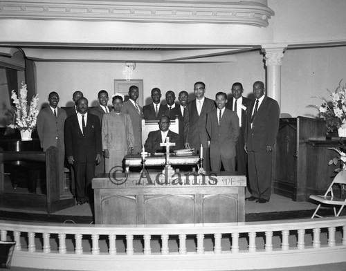 Church members, Los Angeles, 1962