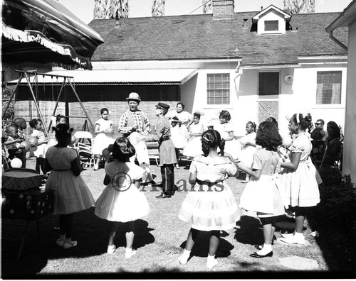 Children's party, Los Angeles, 1962