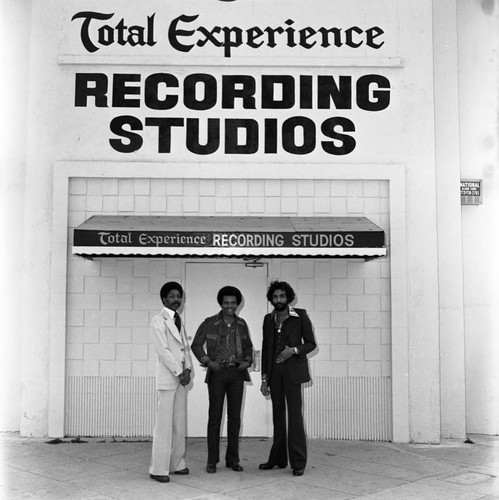 Hamilton Barker entering the Total Experience Recording Studio, Los Angeles, 1975