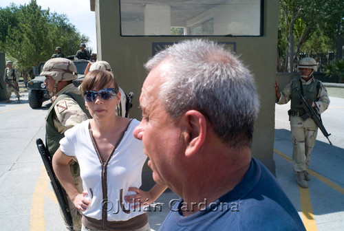 Woman/reporter, Juárez, 2008