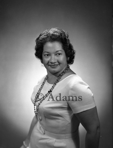 Portrait of a woman, Los Angeles, 1962