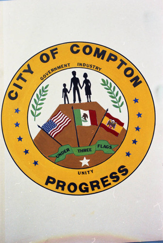 Compton City Seal, Compton, 1972