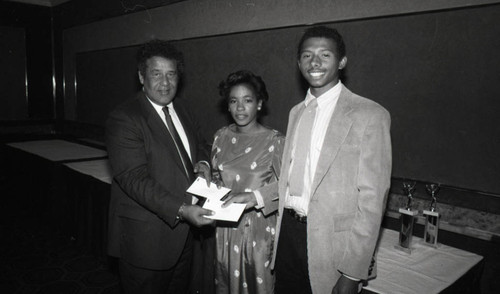 Southern California Tennis Association Foundation award presentation, Los Angeles, 1985