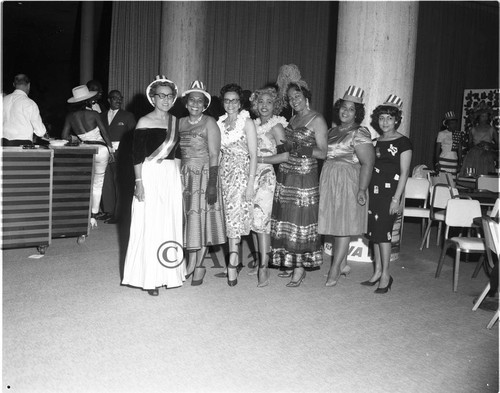 Seven women, Los Angeles, 1962