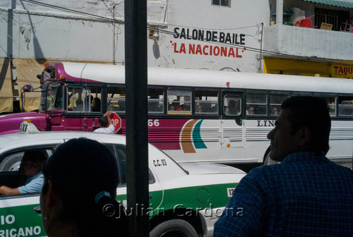 Bus and Taxi, Juárez, 2008