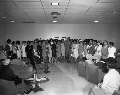 Bradley campaign event, Los Angeles, 1967