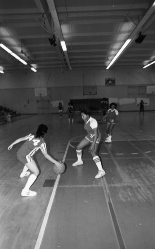 Basketball Players, Los Angeles, 1983