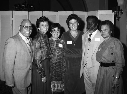 Crenshaw Neighbors, Inc. members and Pat Russell, Los Angeles, 1983