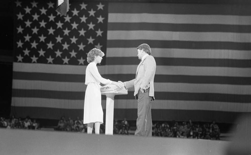 Shaking Hands, Los Angeles, 1982