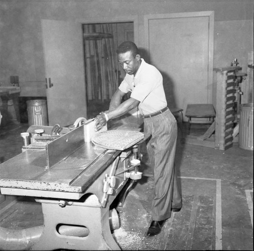 Woodcraft class, Los Angeles, 1966