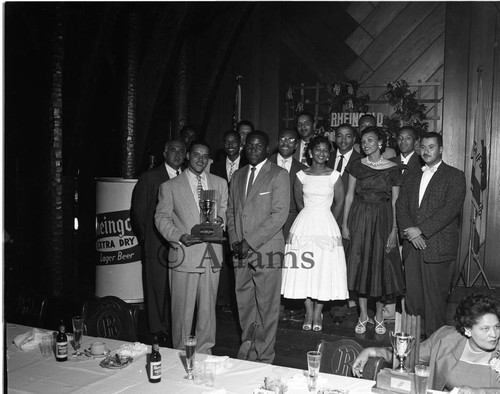 Men, women and beer, Los Angeles, 1956