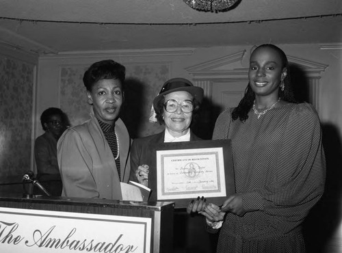 Black Women's Forum, Ambassador Hotel, Los Angeles, 1984