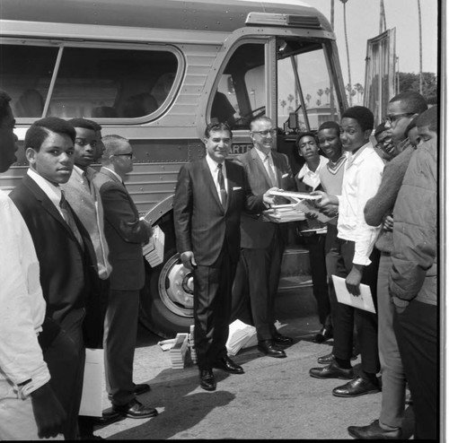 School field trip, Los Angeles, 1967