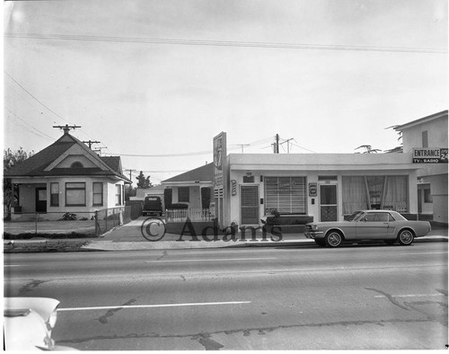 View of Barber Shop, Los Angeles