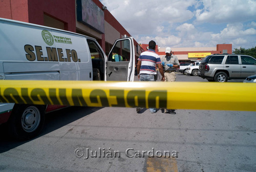 Crime scene, Juárez, 2008