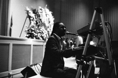 Marvin Gaye's Funeral Service, Los Angeles, 1984