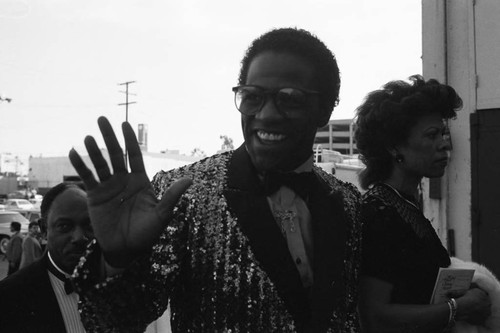 Al Green arriving at the 26th Annual Grammy Awards, Los Angeles, 1984