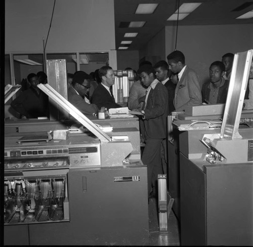 School field trip, Los Angeles, 1967