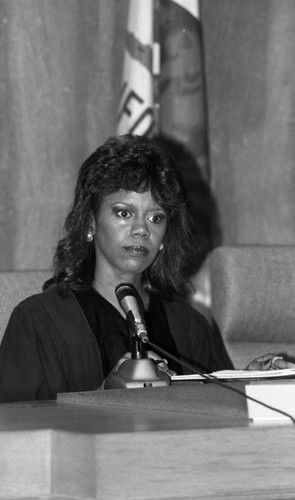 Judge Maxine Thomas, Los Angeles, 1986