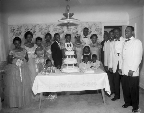 Falconer's Wedding, Los Angeles, 1958