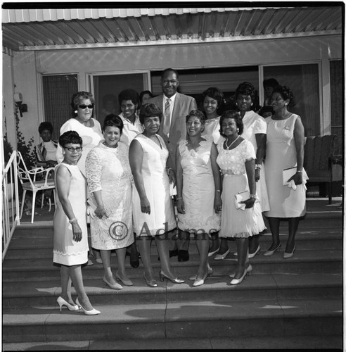 Tom Bradley with Group, Los Angeles, ca. 1965