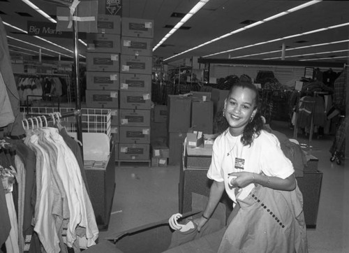 Store opening, Los Angeles, 1990