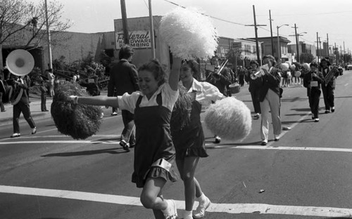 Girls with Pom Poms, Los Angeles, 1983