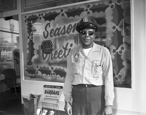 Service Station Attendant, Los Angeles, 1966