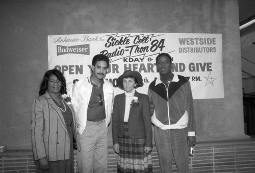 Sickle Cell Radio-Thon, Los Angeles, 1984