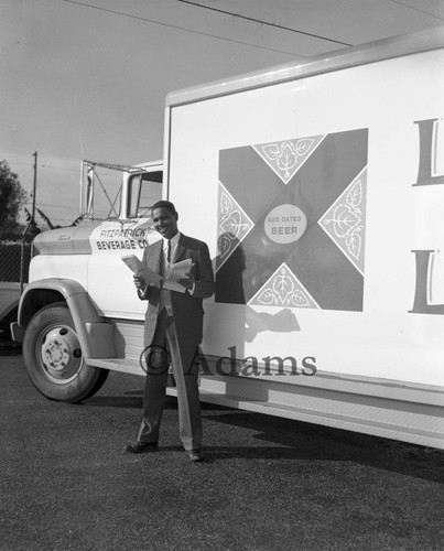 Delivery truck, Los Angeles, 1962