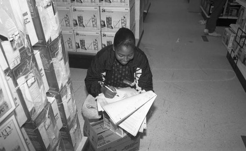 Store opening, Los Angeles, 1990