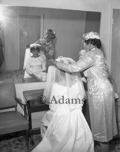 Bride and Bridesmaid, Los Angeles, ca. 1965